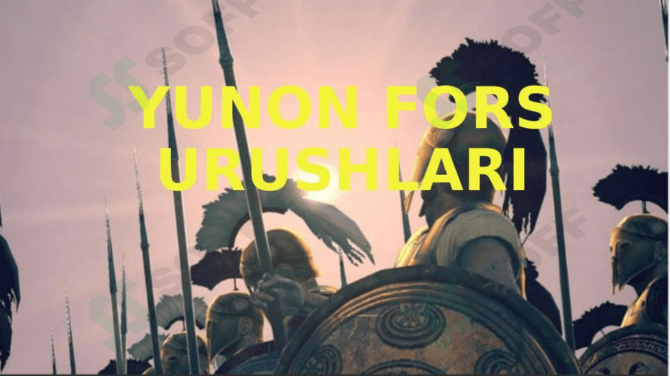 Yunon fors urushlari 1