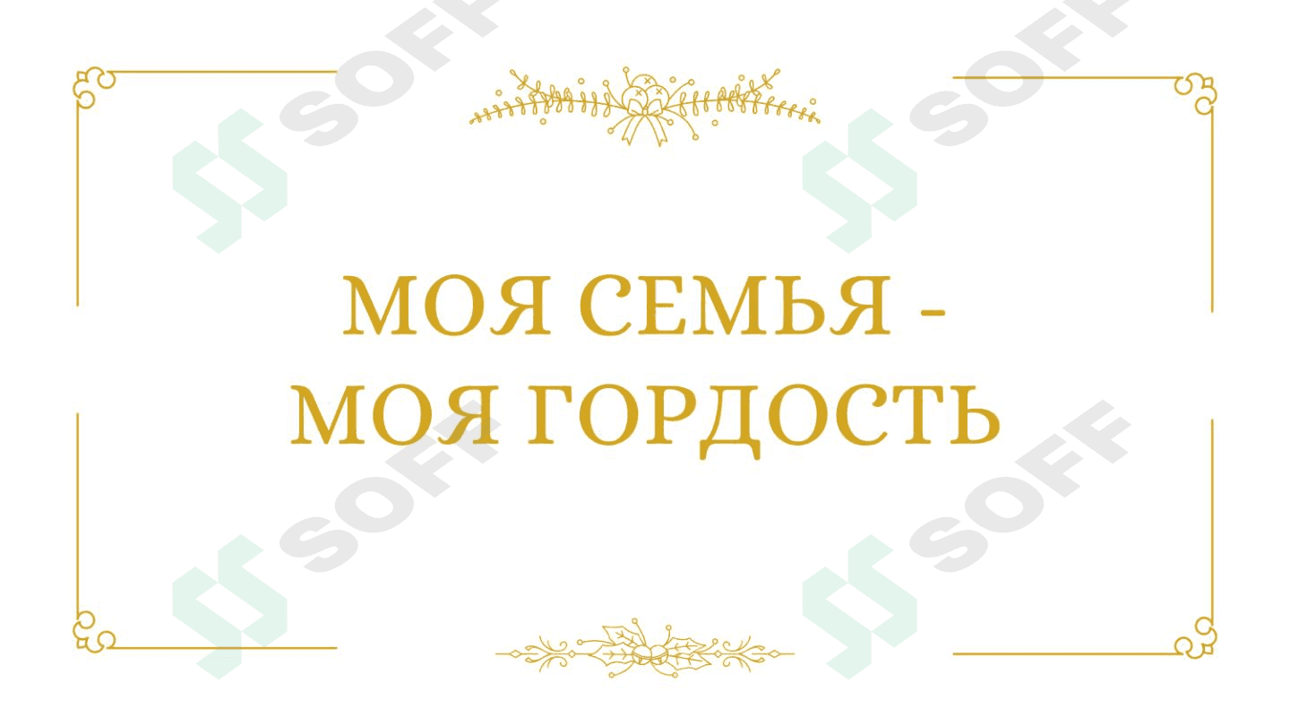 Моя семья 1