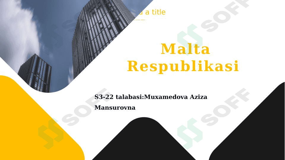 MALTA DAVLATI 1