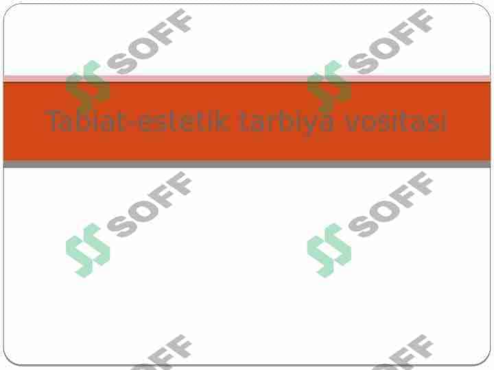 Tabiat estetik tarbiya vositasi {taqdimotppt} 1