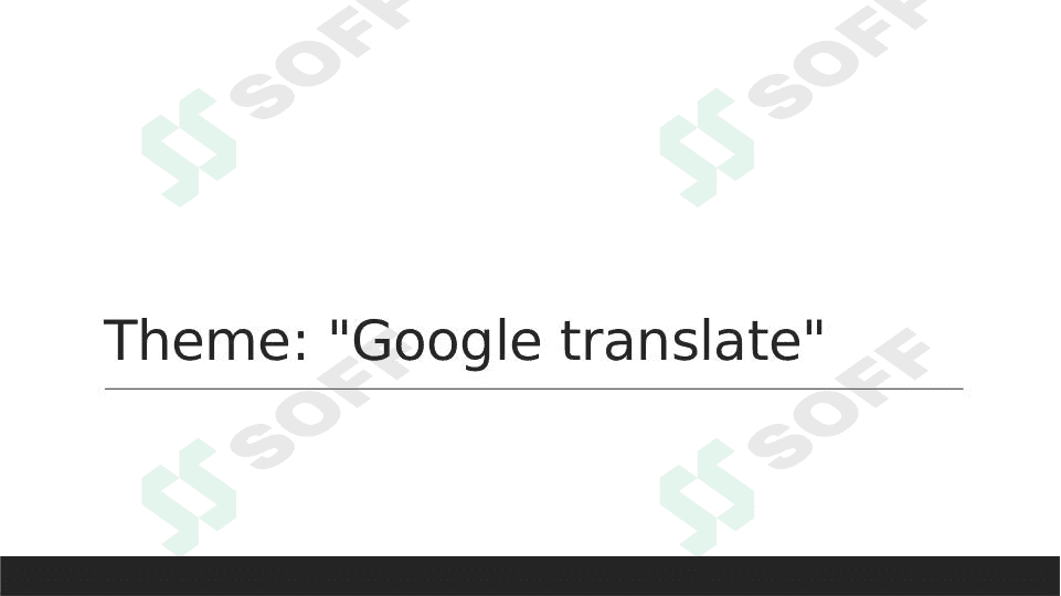 Google translate 1