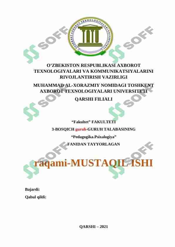Temperament tiplari va ularning pedagogik xususiyatlari. 1