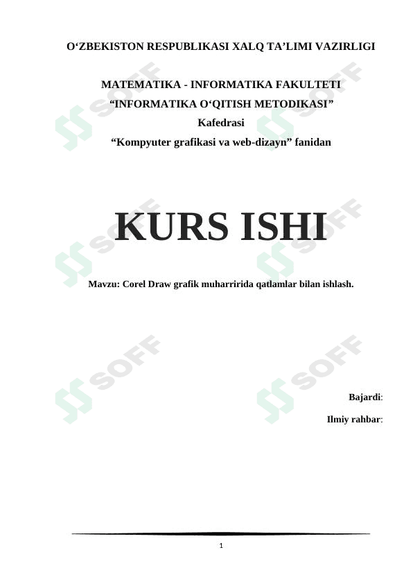 Corel Draw grafik muharririda qatlamlar bilan ishlash 1