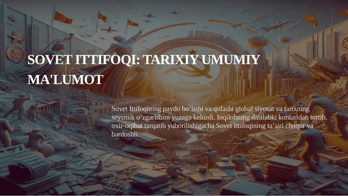 SSR ning Inqirozi 1