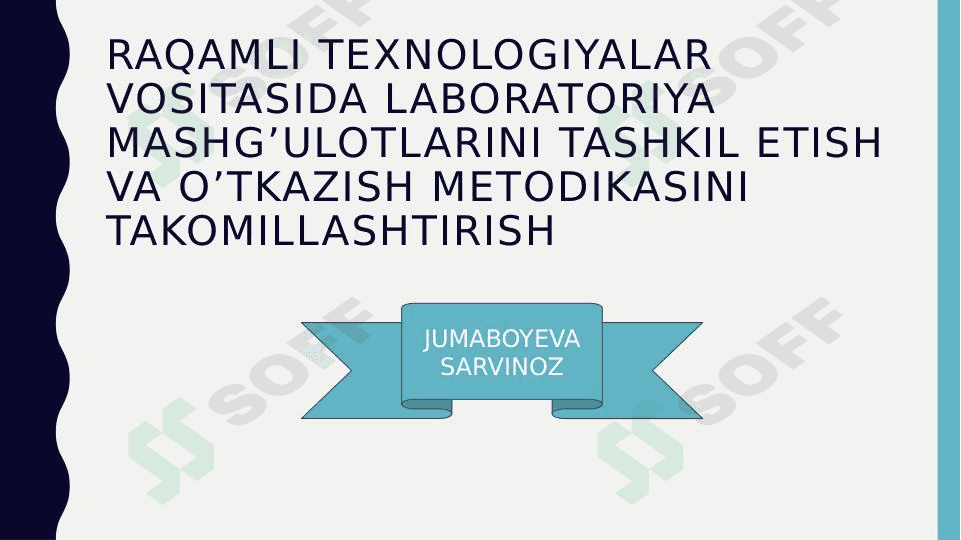 Raqamli texnologiyalar 1