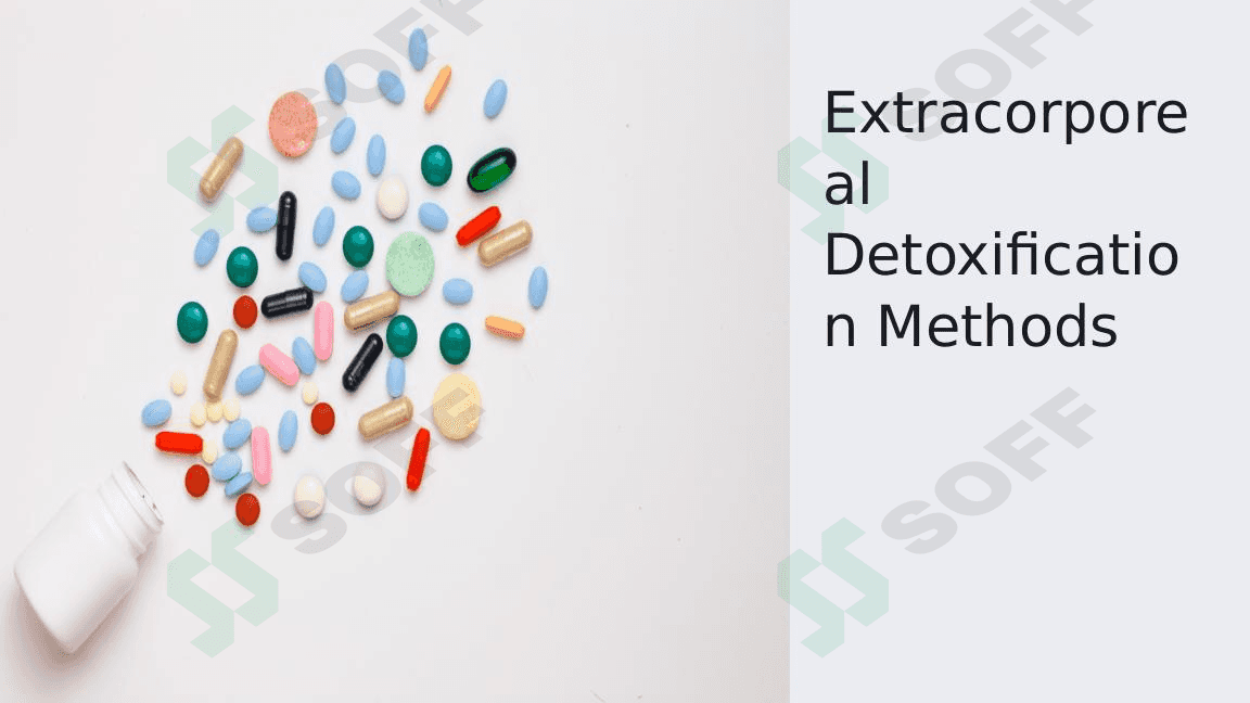 Extracorporeal Detoxification Methods presentation 1
