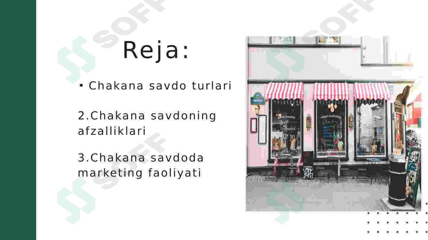 Chakana savdo turlari 2