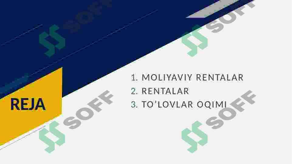 Moliyaviy rentalar 2