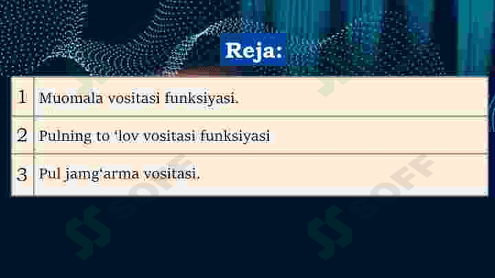 PULNING FUNKSIYALARI 2