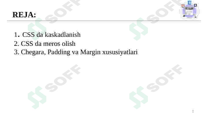 CSS xususiyatlari 2