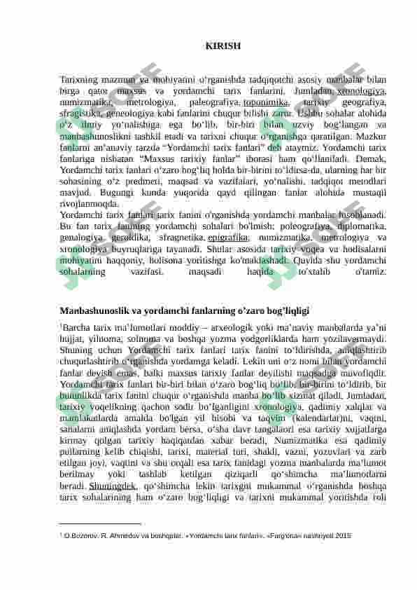 Manbashunoslik yondosh sohalar 2