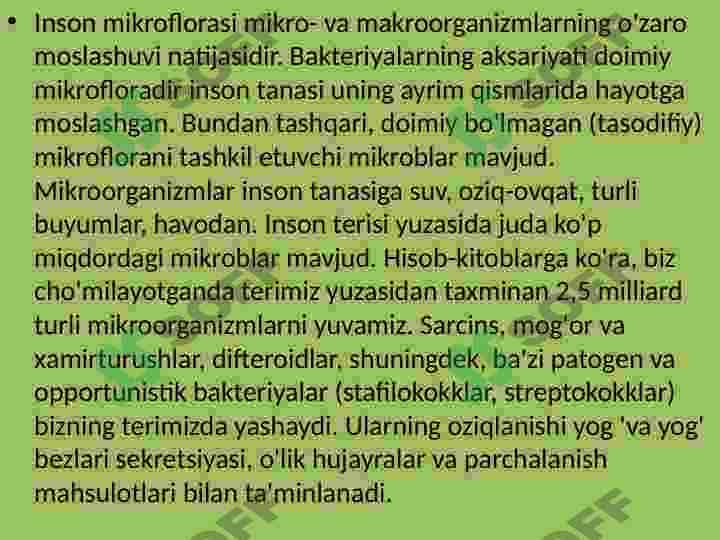 Havo mikraflorasi 2