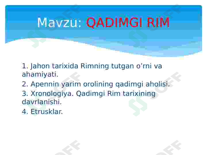 Qadimgi Rim 2