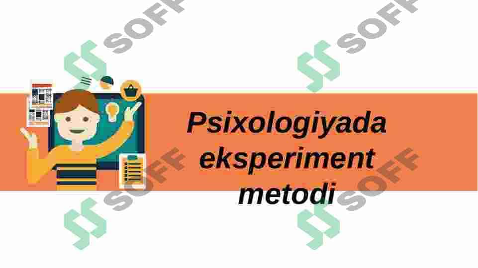 Psixologiyada Eksperiment metodi 2