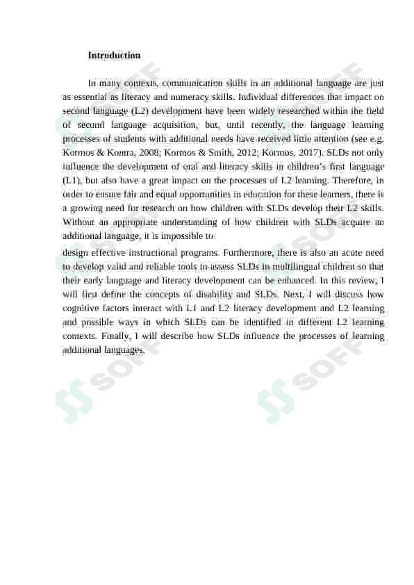 THE EFFECTS OF SPECIFIC LEARNING DIFFICULTIES ON PROCESSES OF MULTILINGUAL LANGUAGE 2