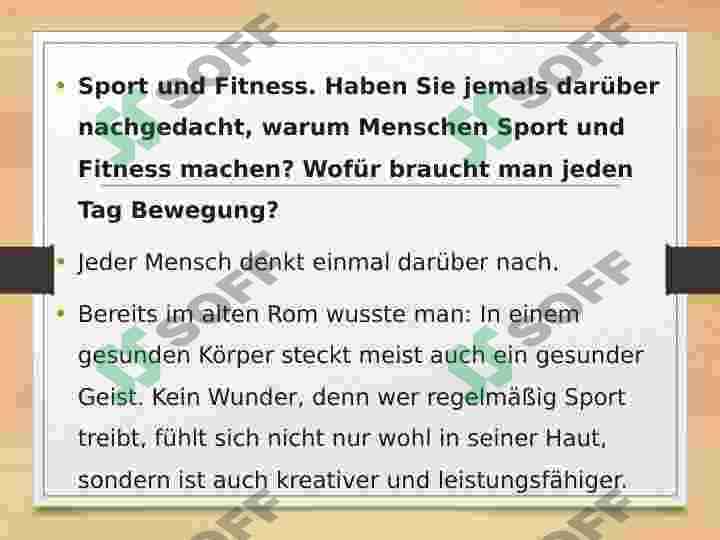 Sport und Fitness 2