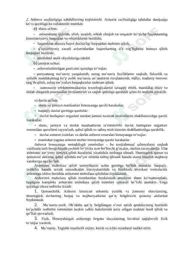 Axborot xavfsizligiga tahdidlar 2