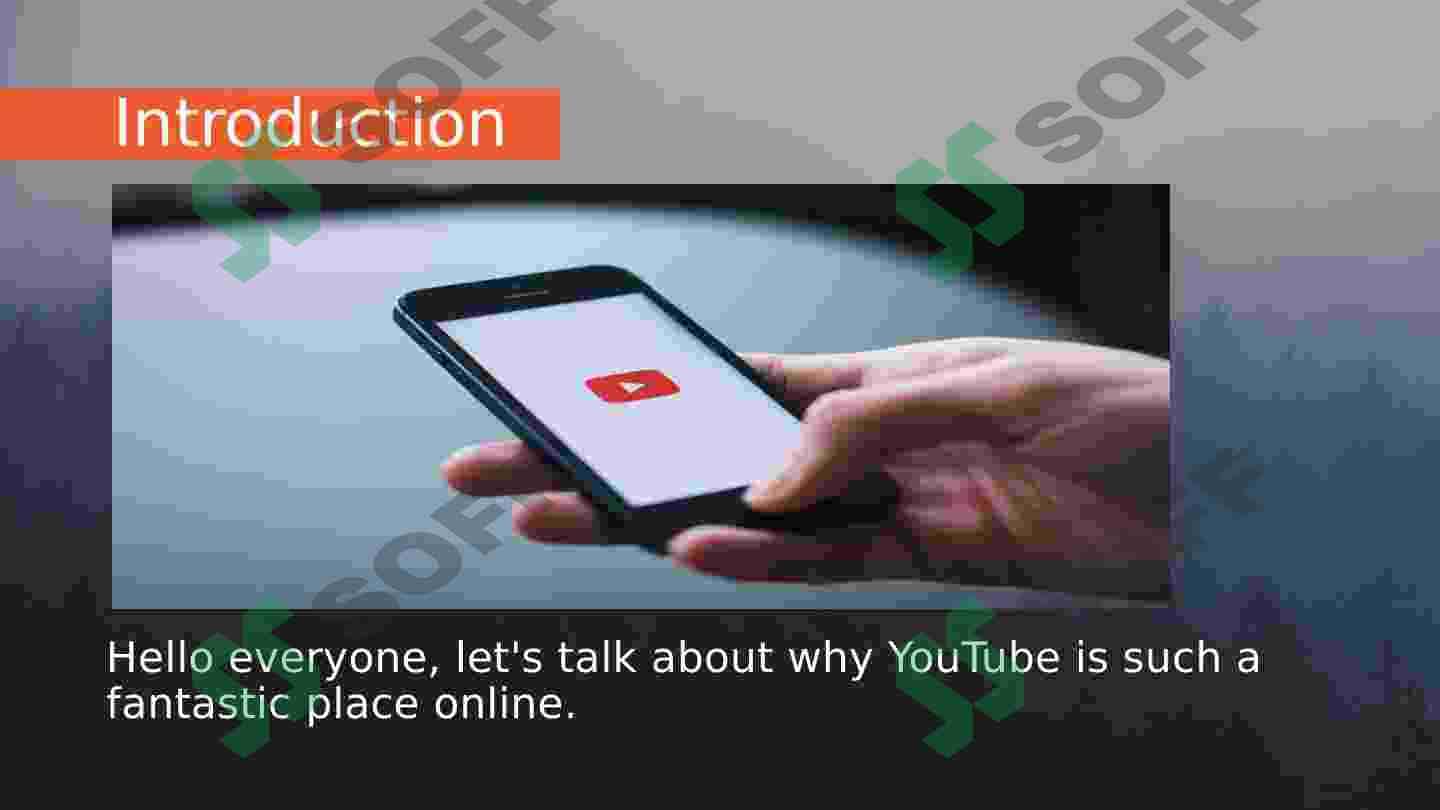 My favorite website is YouTube 3