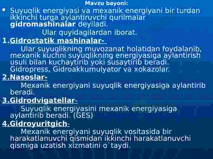 Porshenli nasoslar. Porshenli mashinalar 3