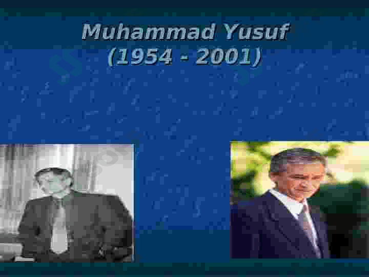 Muhammad Yusuf hayoti va ijodi 3