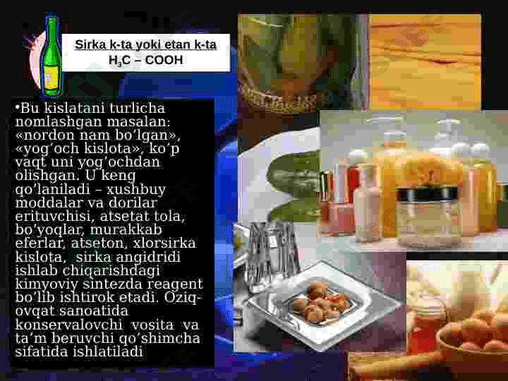 "Karbon kislotalar" 3