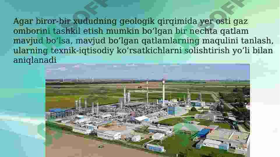 Yer osti gaz omborlarining tuzilishi. Yer osti gaz quvurlari. Yer osti gaz quvurlarining ko‘chada joylashishi. Yer osti gaz quvurlarining chuqurligi, nishabligi, hamda xandaq tagi. Yer usti gaz quvurlari.Gaz iste’molining mavsumiy notekisligi 3