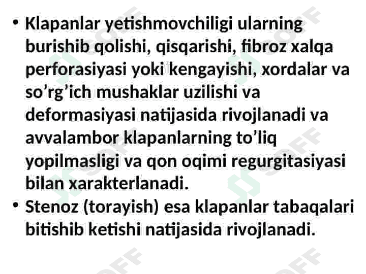 Yurak mitral va aortal nuqsonlari 3
