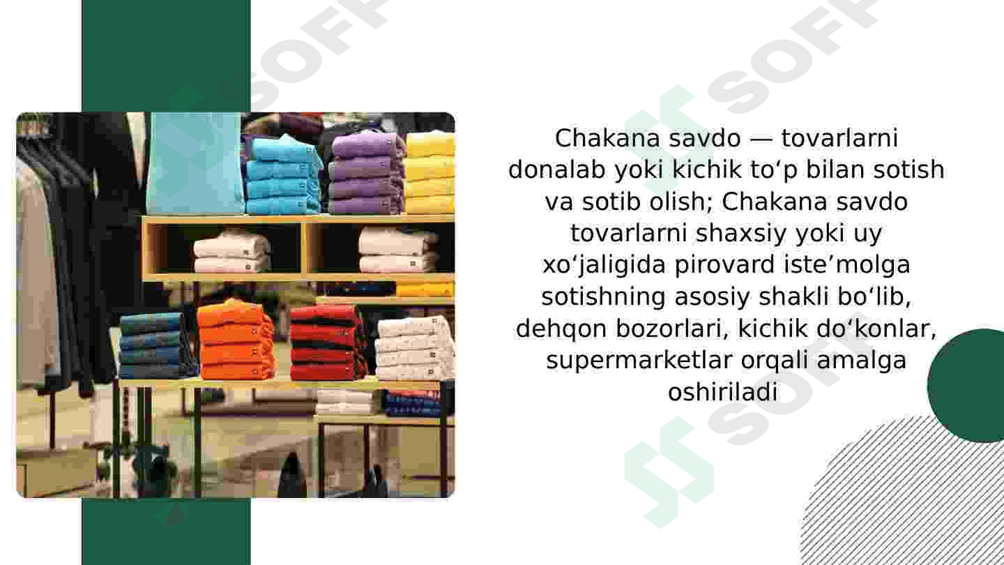 Chakana savdo turlari 3