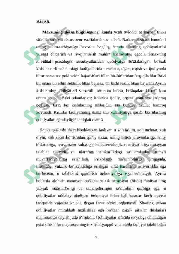 Qobiliyatlar 3