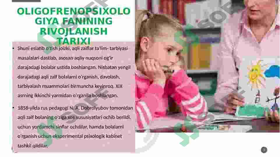Oligofrenopsixologiya fanining rivojlanishtarixi va olib boriladigan ilmiy tadqiqot ishlari 3