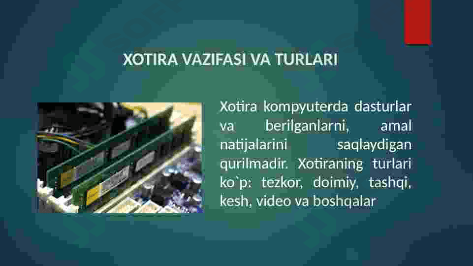 Kompyuterning xotira turlari 3