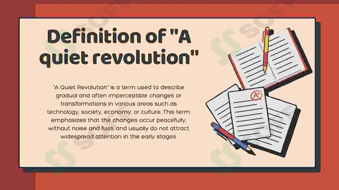 A QUIET REVOLUTION 3
