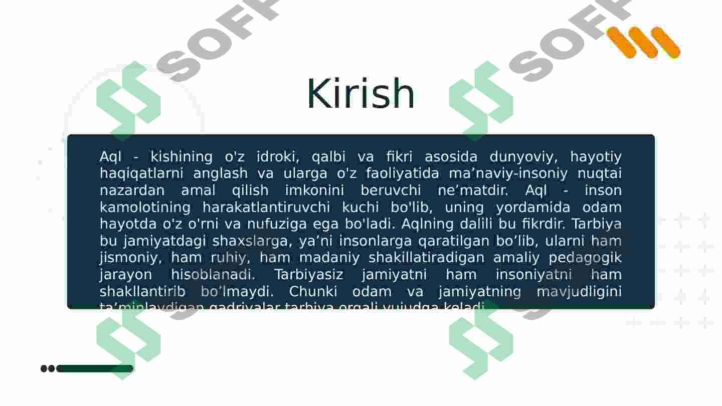 O’QUVCHILARNING AQLIY TARBIYASI 3
