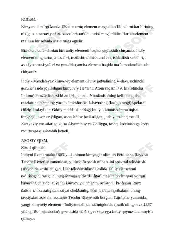 Kimyoviy modda olish texnologiyasi 3