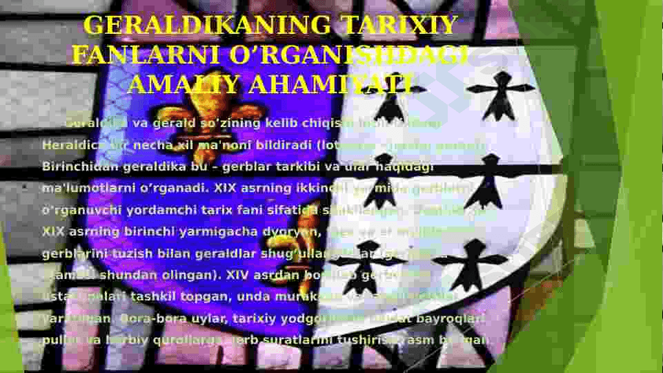 Geraldika. Maxsus tarix fanlari 3