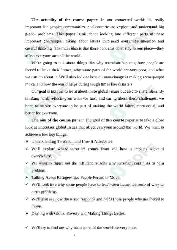 Global issues 3
