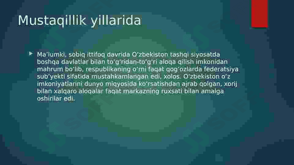 O’zbekiston va Jahon hamjamiyati 3