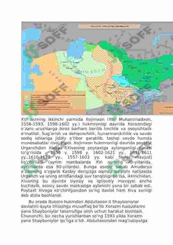 XVI-XVII asrlarda Xiva xonligi 4
