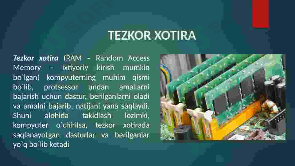 Kompyuterning xotira turlari 4