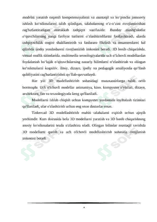 TinkerCad platformasida uch oʻlchovli obyektlar yaratish 4
