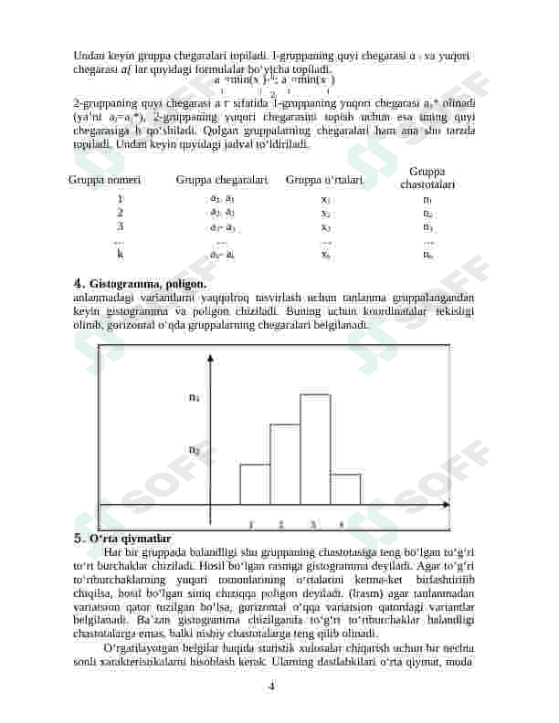 MATEMATIK STATISTIKA ELEMENTLARI. 4