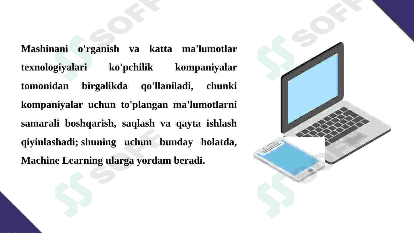 Big Data tahlili va Machine Learning. 4