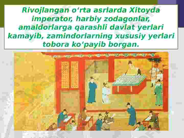 XI-XV ASRLARDA XITOY 4