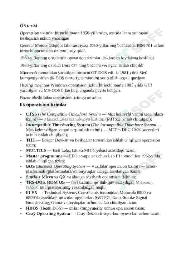 Operatsion tizimlar 4