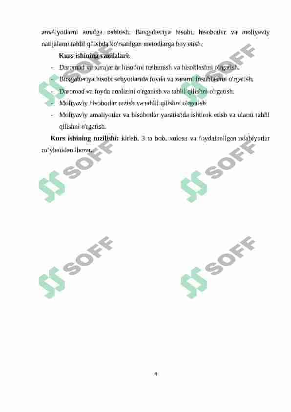 Sof foyda hisobi 4