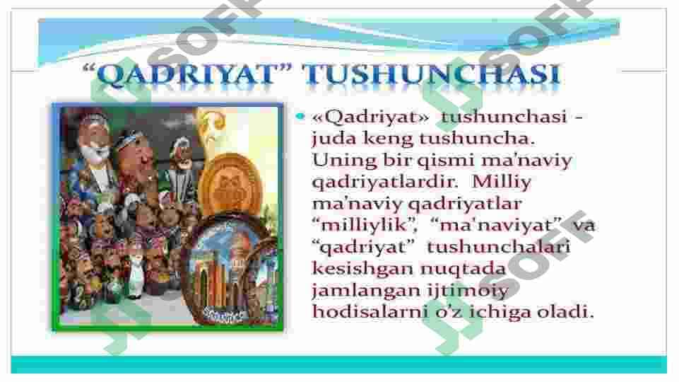 QADRIYAT TUSHUNCHASINING MA'NOSI VA UNING UMUMIY TAVSIFI 4