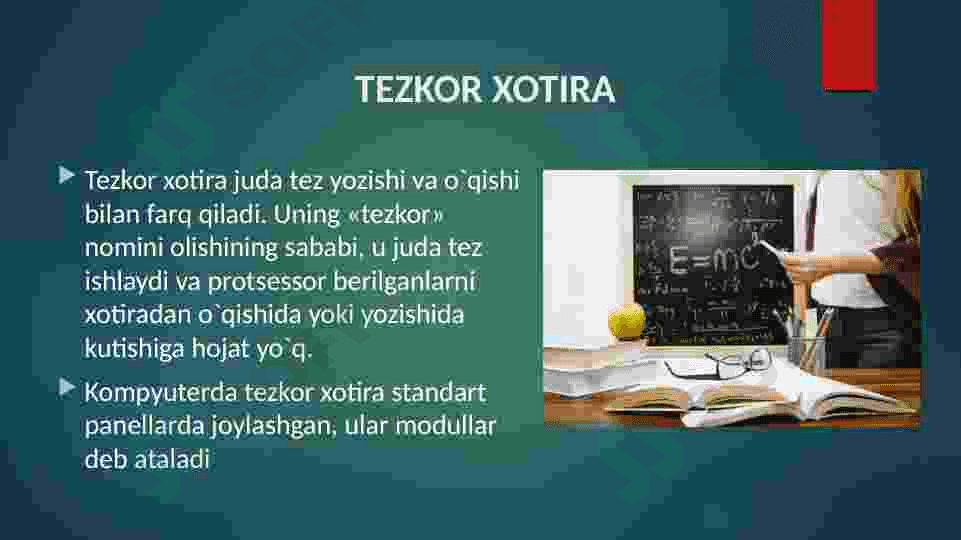 Kompyuterning xotira turlari 5