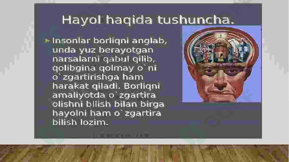 Xayol turlari (oddiy) 5