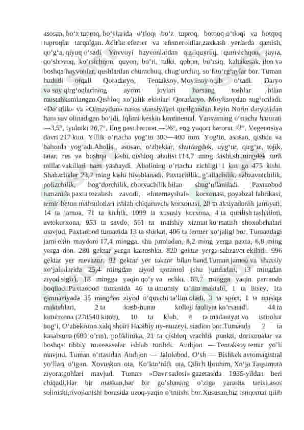 Paxtaobod tumani toponomikasi 6