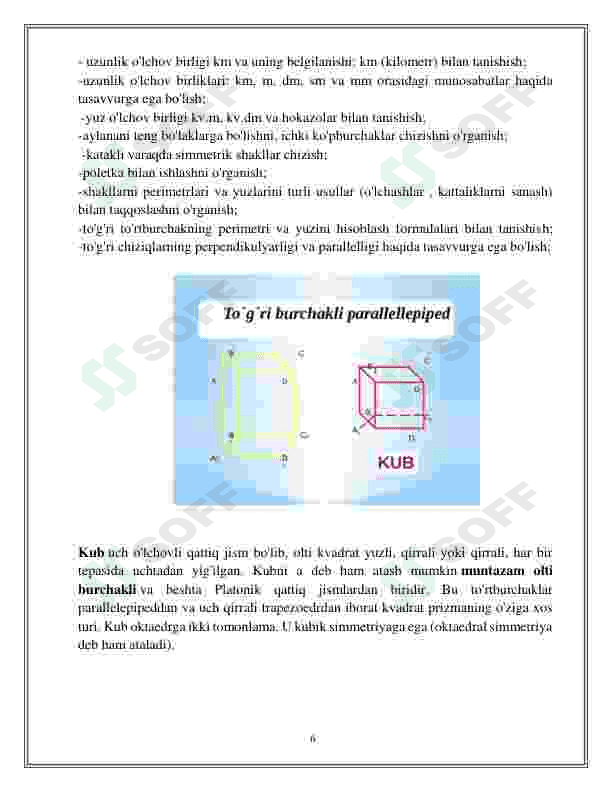 parallelepiped va kub. 6